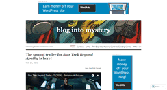 Desktop Screenshot of blogintomystery.com